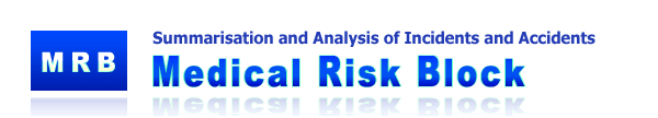 Summarisation and Analysis of Incidents and Accidents|Medical Risk Block